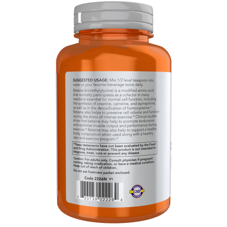 Now Foods Betaine Puder 170 g