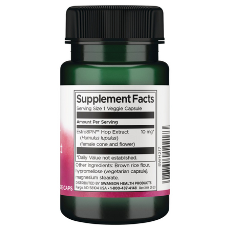 Swanson Estro8PN Hop Extract 60 veg kapsułek