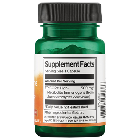 Swanson Rapid Immune Defense EPICOR 30 kapsułek