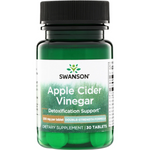 Swanson Ocet jabłkowy (Cider Vinegar) Double Strength 200 mg 30 tabletek