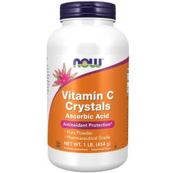 Now Foods Witamina C (Crystals) Kwas Askorbinowy Puder 454 g