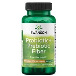 Swanson Probiotic+ Prebiotic Fiber 60 kapsułek