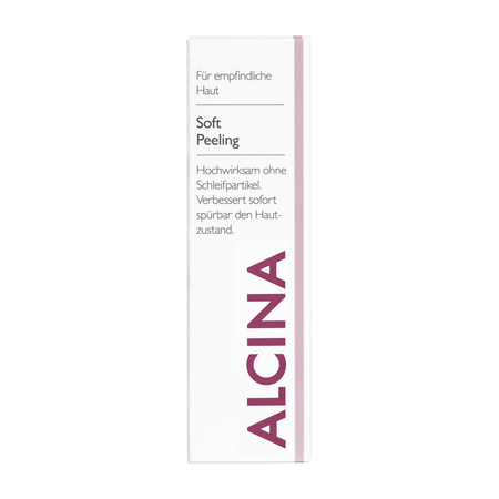 ALCINA For sensitive skin Soft Peeling – peeling enzymatyczny do twarzy w pudrze, bez drobin ściernych, 25 g