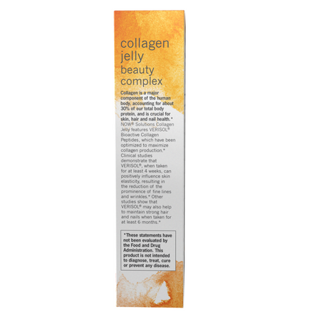Now Foods Collagen Jelly Beauty Complex Sweet Orange 10 saszetki