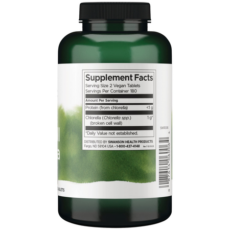 Swanson Chlorella 500 mg 360 tabletek