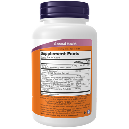 Now Foods Clinical Cardio 90 veg kapsułek