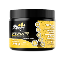 ALLHydrate Elektrolity Lemon + Kofeina 200 mg 345 g