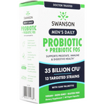 Swanson Mens Daily Probiotic + Prebiotic FOS 60 kapsułek