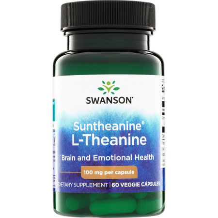 Swanson Suntheanine L-Theanine 100 mg 60 kapsułek