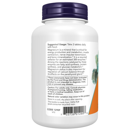 Now Foods Magnesium Citrate 200 mg 100 tabletek