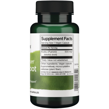 Swanson Full Spectrum Kudzu Root 500 mg 60 kapsułek