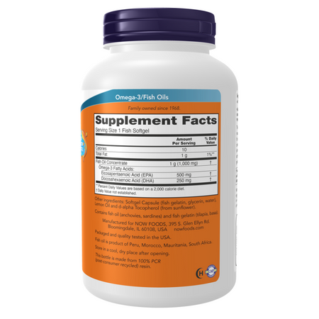 Now Foods Ultra Omega-3 (Fish Gelatin) 180 kapsułek