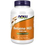 Now Foods Betaina HCl 648 mg 120 kapsułek