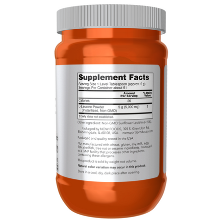 Now Foods L-Leucyna Powder 255 g