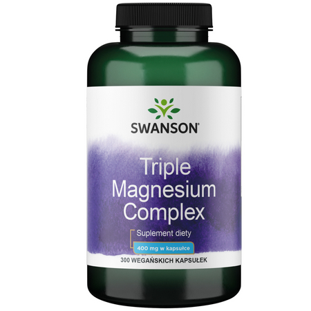 Swanson Triple Magnesium Complex 400 mg 300 kapsułek