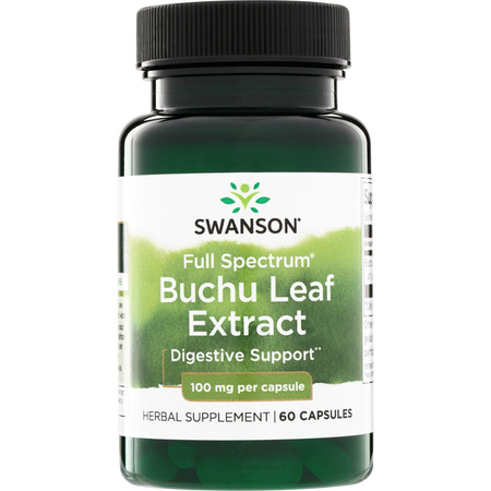 Swanson Bukko Brzozowe (Buchu Leaf) 100 mg 60 kapsułek