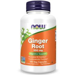 Now Foods Imbir (Ginger) 550 mg 100 veg kapsułek