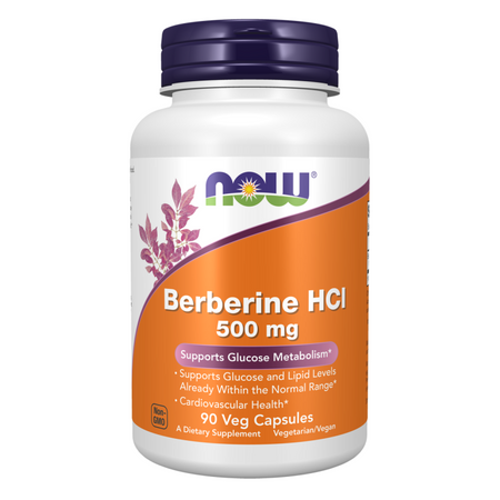 Now Foods Berberine HCl 500 mg 90 kapsułek