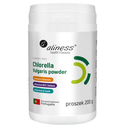 Aliness Chlorella 200 g proszek