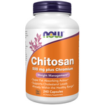 Now Foods Chitosan 500 mg plus Chromium 240 kapsułek