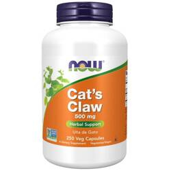 Now Foods Koci Pazur (Cat's Claw) 500 mg 250 kapsułe