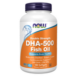 Now Foods DHA-500 Fish Oil Double Strength 180 kapsułek