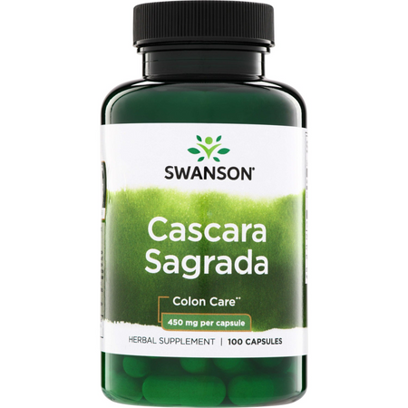 Swanson Cascara Sagrada 450 mg 100 kapsułek