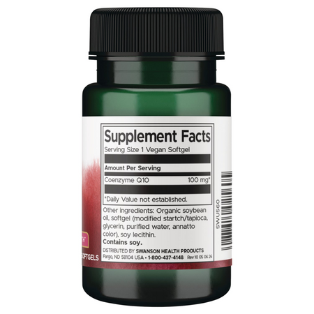 Swanson Koenzym Q10 100 mg 50 kapsułek
