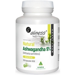 Aliness Ashwagandha 570 mg Extract 100 kapsułek vege