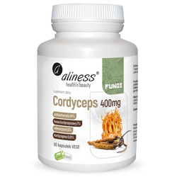 Aliness Cordyceps 400 mg 90 kapsułek