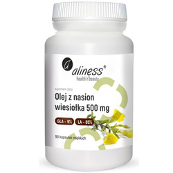 Aliness Olej z Wiesiołka 500 mg 90 kapsułek