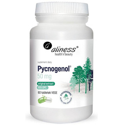 Aliness Pycnogenol Extract 65% 50 mg 60 tabletek vege