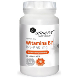 Aliness Witamina B2 Ryboflawina R-5-P 40 mg 100 tabletek vege