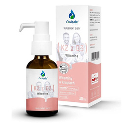 Avitale Witamina K2 + D3 (Vita MK7) 25 mcg + D3 1000 IU 30 ml krople