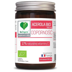 BeOrganic Acerola BIO 500 mg 100 tabletek