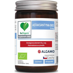 BeOrganic Astaksantyna BIO 8 mg 30 kapsułek