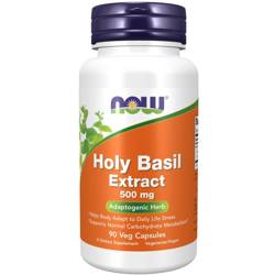 Now Foods Bazylia (Holy Basil) Extract 500 mg 90 veg kapsułek
