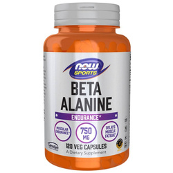 Now Foods Beta-Alanina 750 mg 120 veg kapsułek