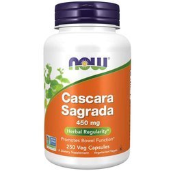 Now Foods Cascara Sagrada 450 mg 250 kapsułek