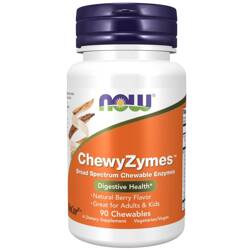 Now Foods ChewyZymes 90 tabletek do żucia
