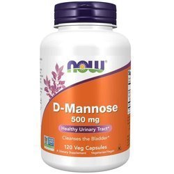Now Foods D-Mannoza 500 mg 120 kapsułek