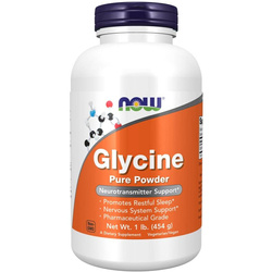 Now Foods Glicyna Puder 454 g
