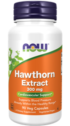 Now Foods Głóg (Hawthorn) 300 mg Extract 90 kapsułek