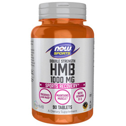 Now Foods HMB 1000 mg Double Strength 90 tabletek