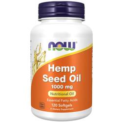 Now Foods Hemp Seed Oil 1000 mg 120 kapsułek