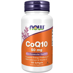 Now Foods Koenzym Q10 50 mg 100 kapsułek