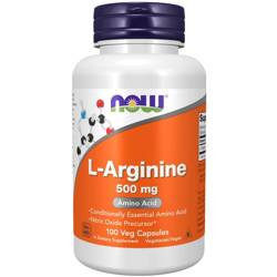 Now Foods L-Arginina 500 mg 100 kapsułek