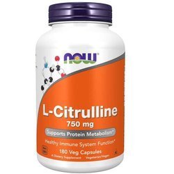 Now Foods L-Cytrulina 750 mg 180 kapsułek