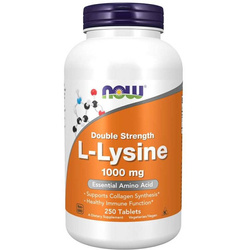 Now Foods L-Lizyna Double Strength 1000 mg 250 tabletek