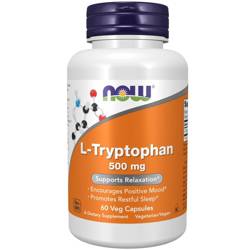 Now Foods L-Tryptofan 500 mg 60 kapsułek